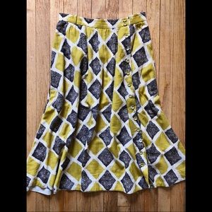 Edmé & Esyllte for Anthropologie Midi Skirt, sz 6